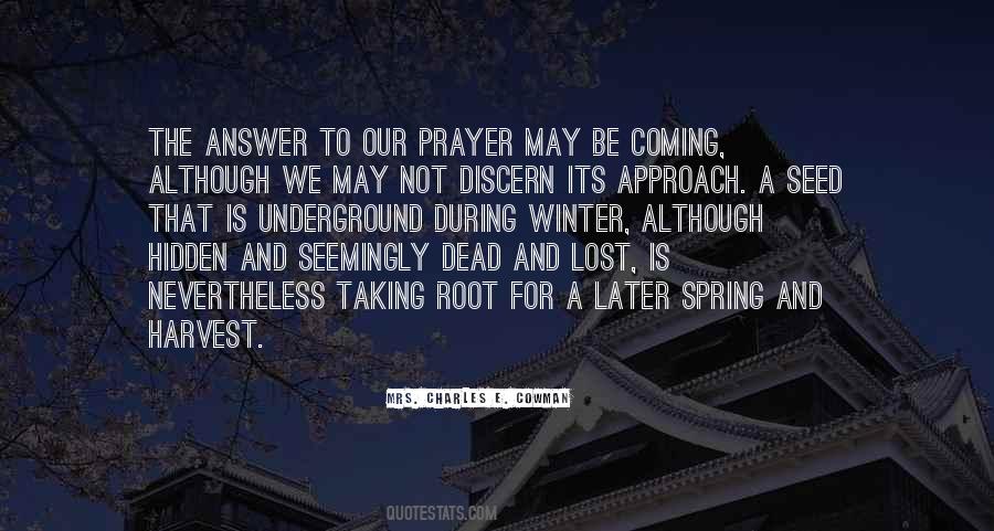 Prayer Answer Quotes #926083