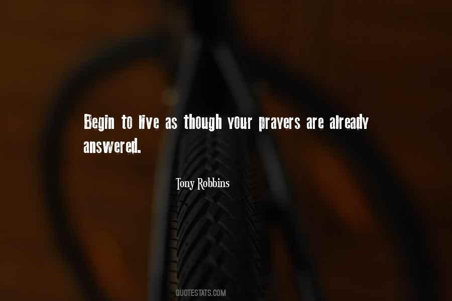 Prayer Answered Quotes #158766