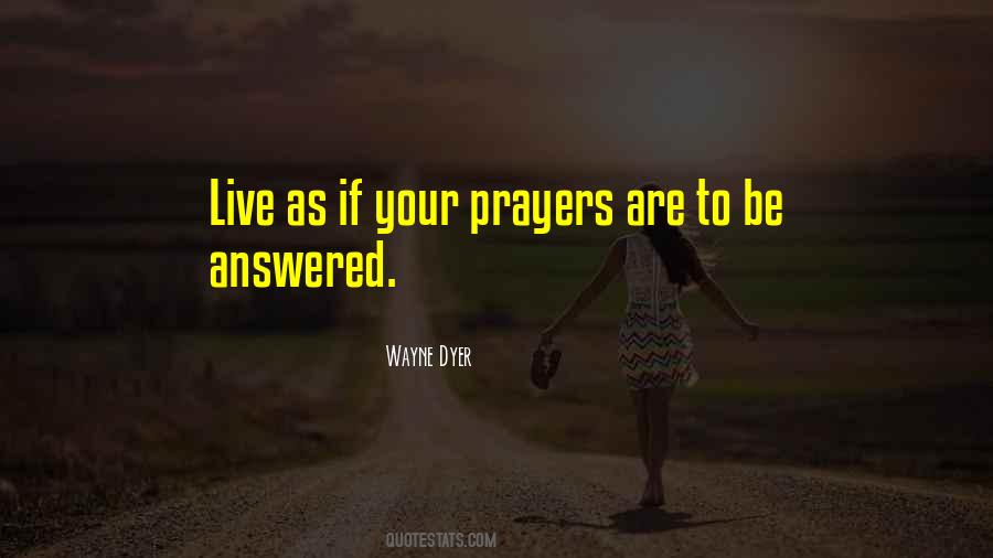 Prayer Answered Quotes #178559