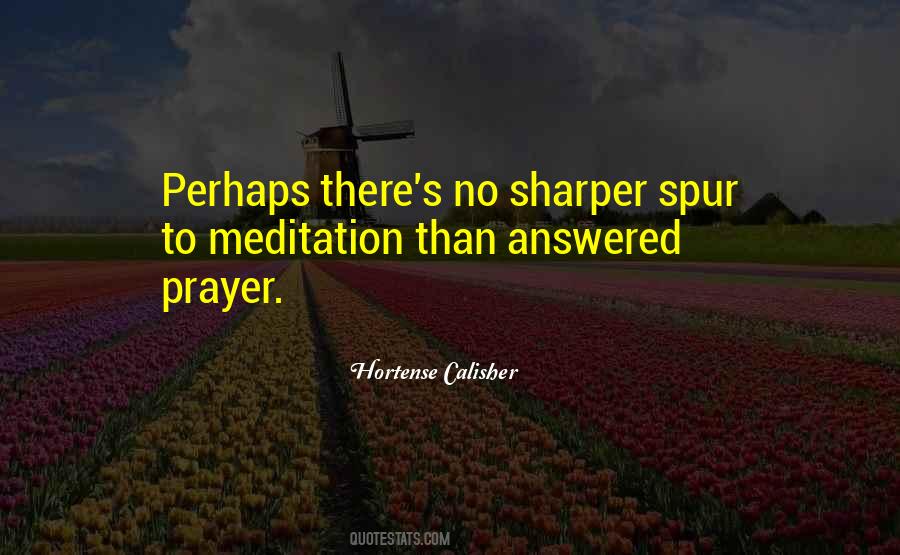 Prayer Answered Quotes #303249