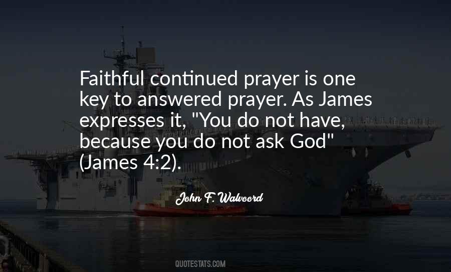 Prayer Answered Quotes #360588
