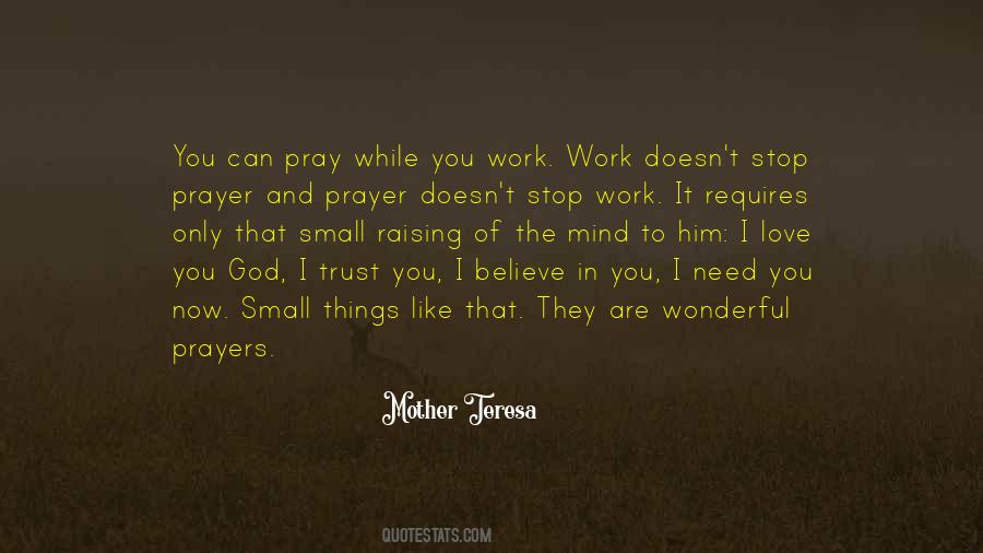 Prayer Doesn't Work Quotes #1407114