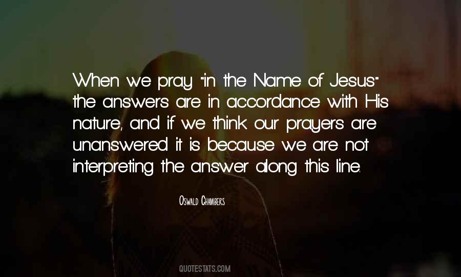 Prayer Is The Answer Quotes #1664190