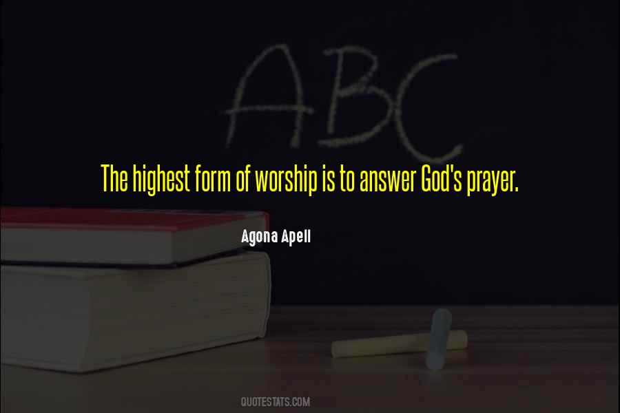 Prayer Is The Answer Quotes #748835