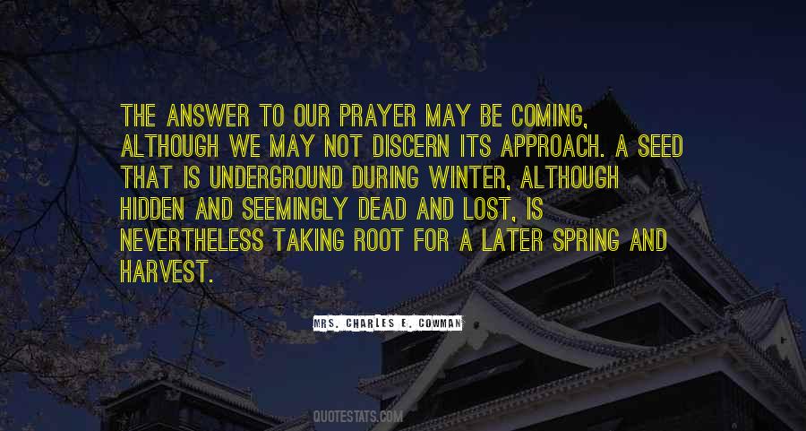 Prayer Is The Answer Quotes #926083