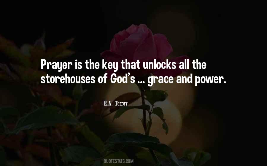 Prayer Is The Key Quotes #945395