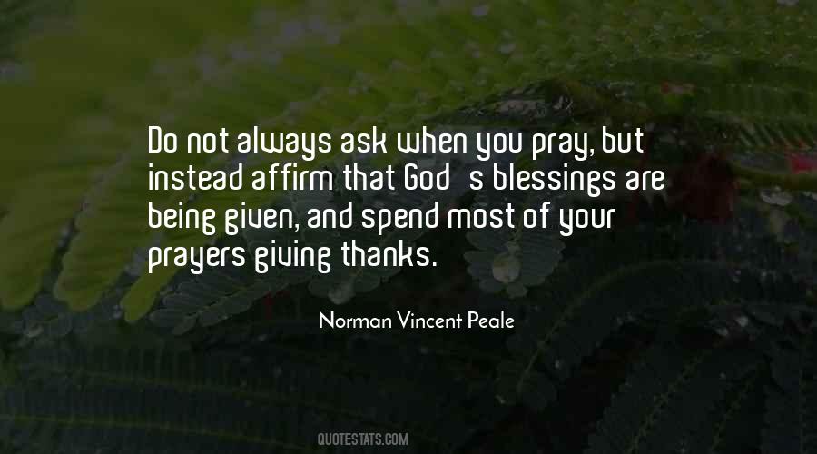 Prayer Of Thanks To God Quotes #1084284