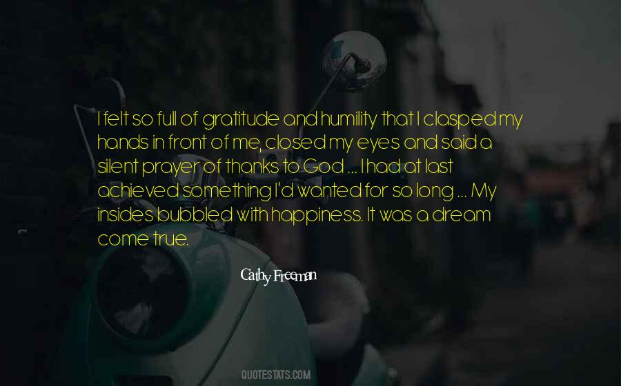Prayer Of Thanks To God Quotes #1711009