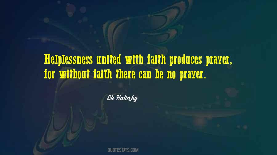 Prayer With Faith Quotes #969710