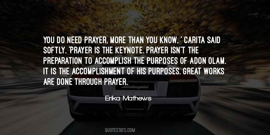 Prayer Works Quotes #1052821