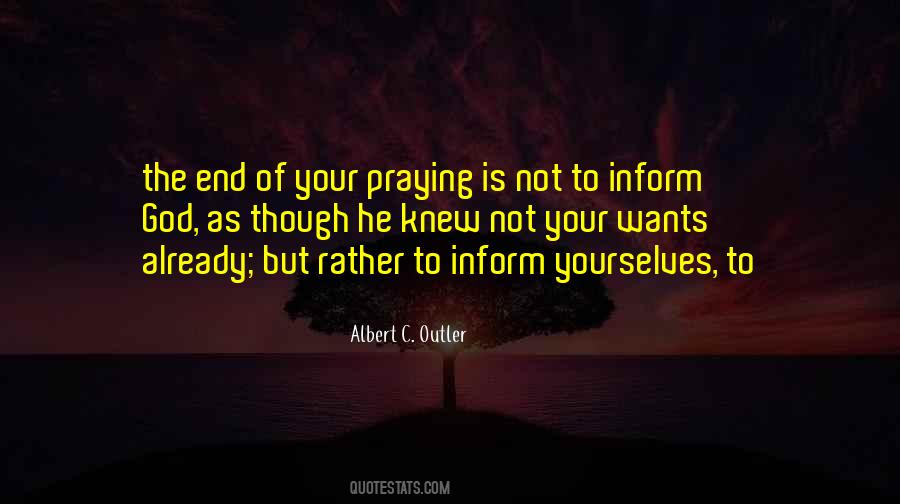 Praying God Quotes #44050