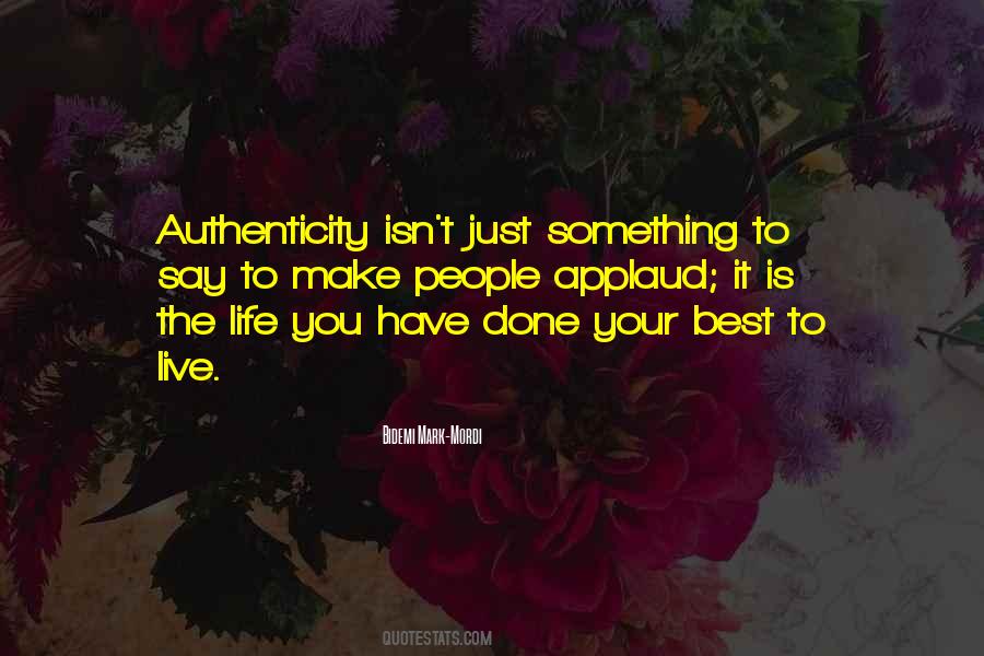 Quotes About Authenticity Life #114917