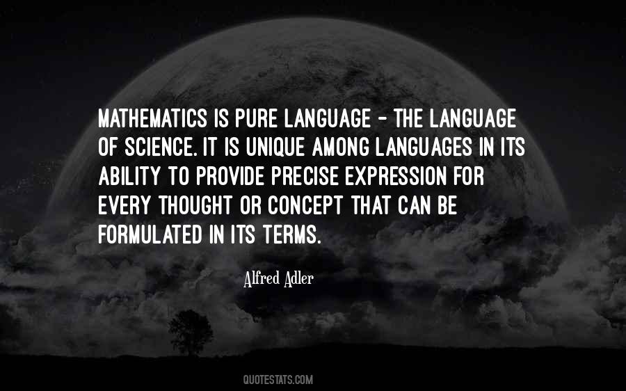 Precise Language Quotes #839357