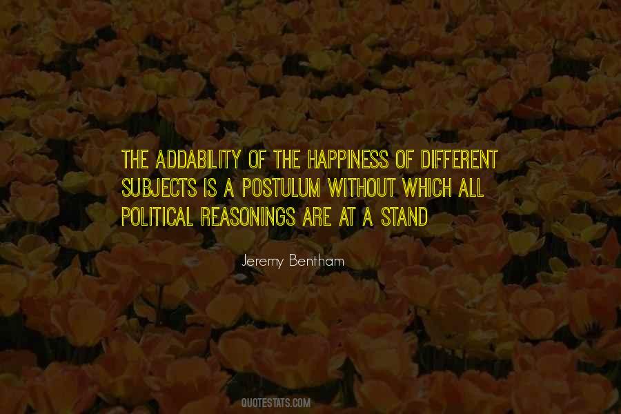 Quotes About Jeremy Bentham #1279279