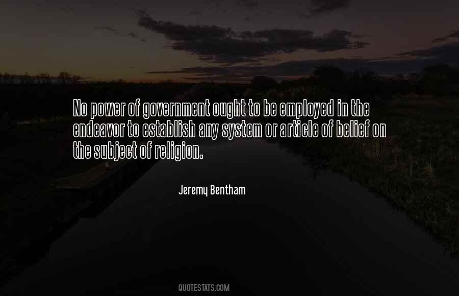 Quotes About Jeremy Bentham #363736