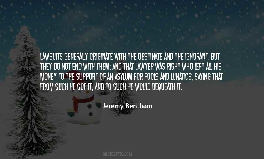 Quotes About Jeremy Bentham #918820