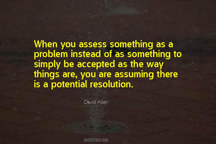 Quotes About Assuming Things #241781