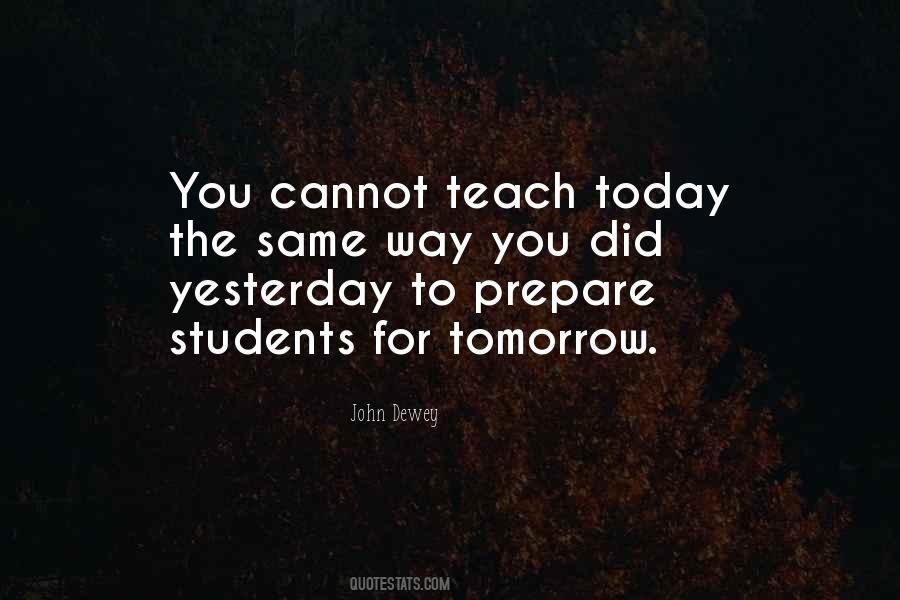 Prepare Today Quotes #41037