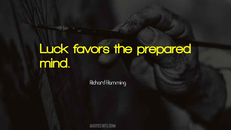 Prepared Mind Quotes #91351