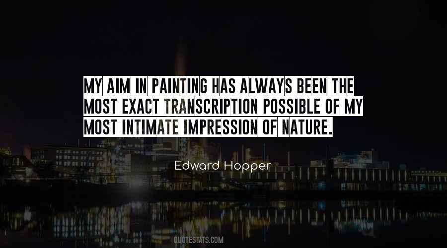 Quotes About Edward Hopper #594930