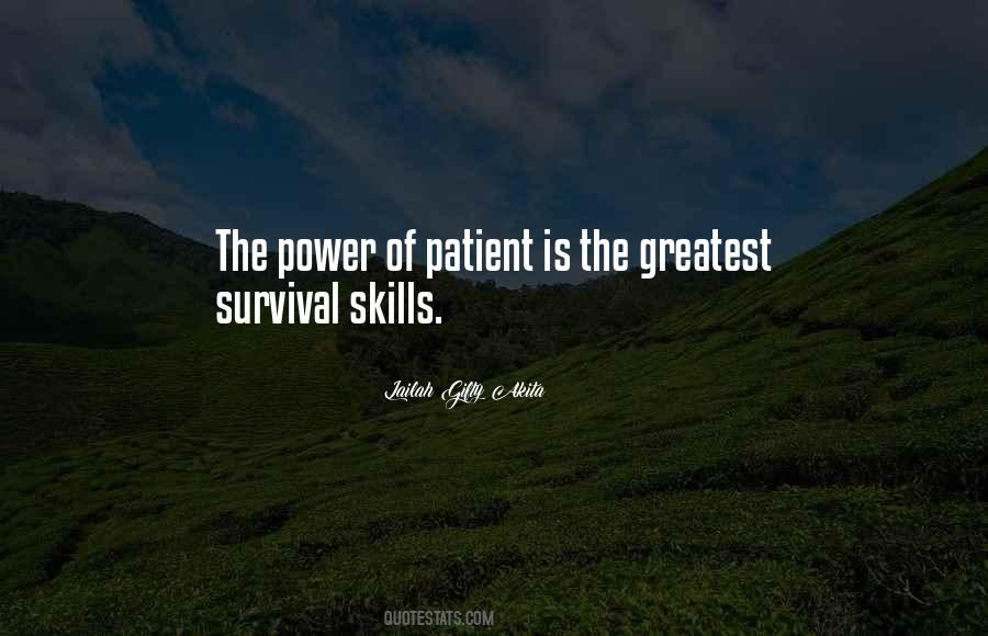 Quotes About Survival Skills #710892