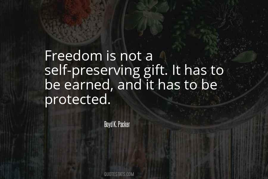 Preserving Freedom Quotes #655535