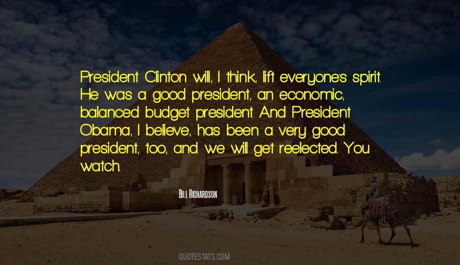 President Clinton Quotes #1433825