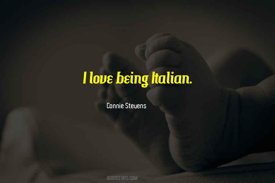 Quotes About Being Italian #419282