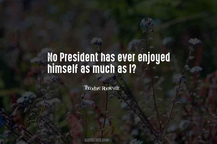 President Theodore Roosevelt Quotes #1001350