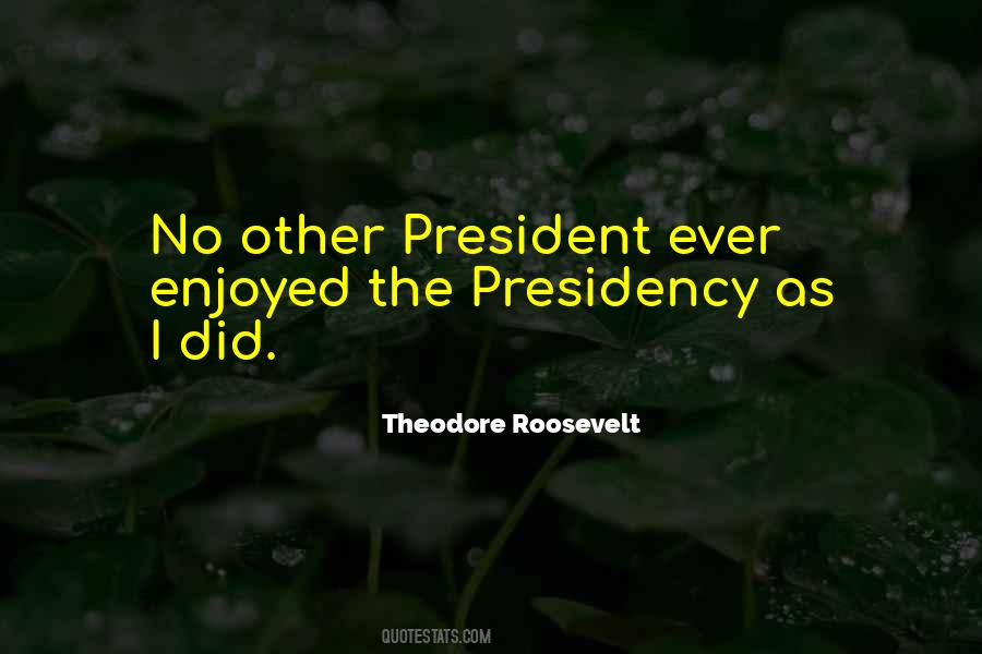 President Theodore Roosevelt Quotes #185711