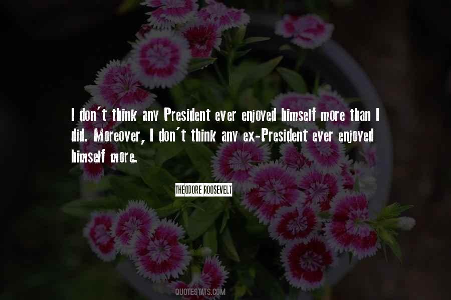 President Theodore Roosevelt Quotes #670684