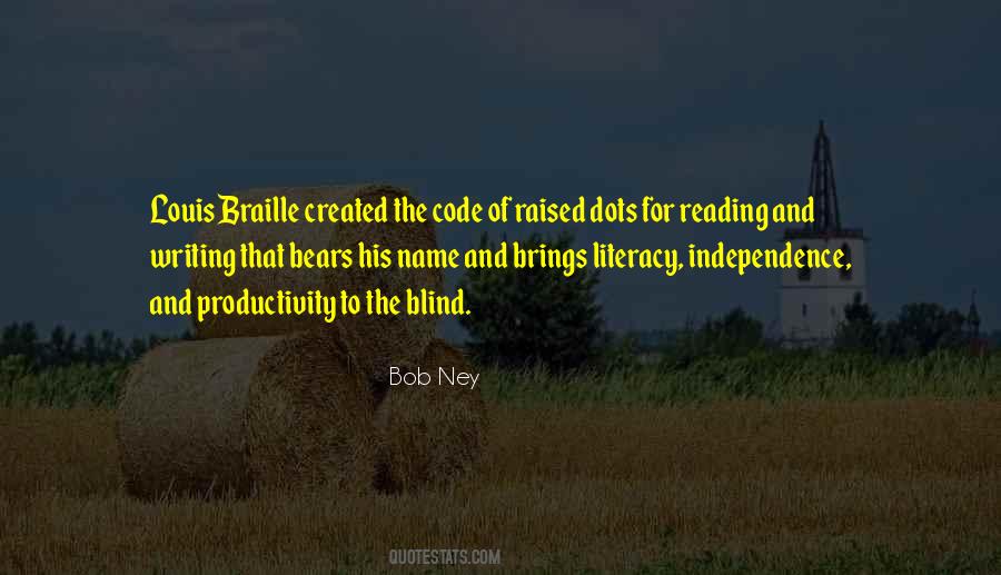 Quotes About Louis Braille #1617960