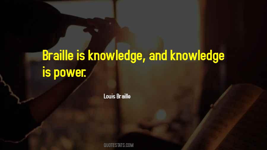 Quotes About Louis Braille #1676464