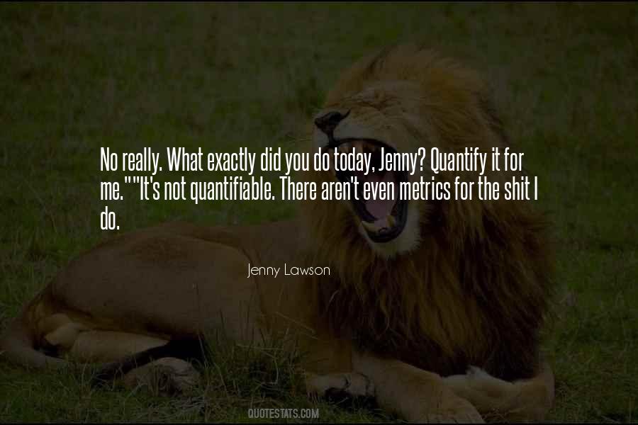 Quotes About Jenny #309307