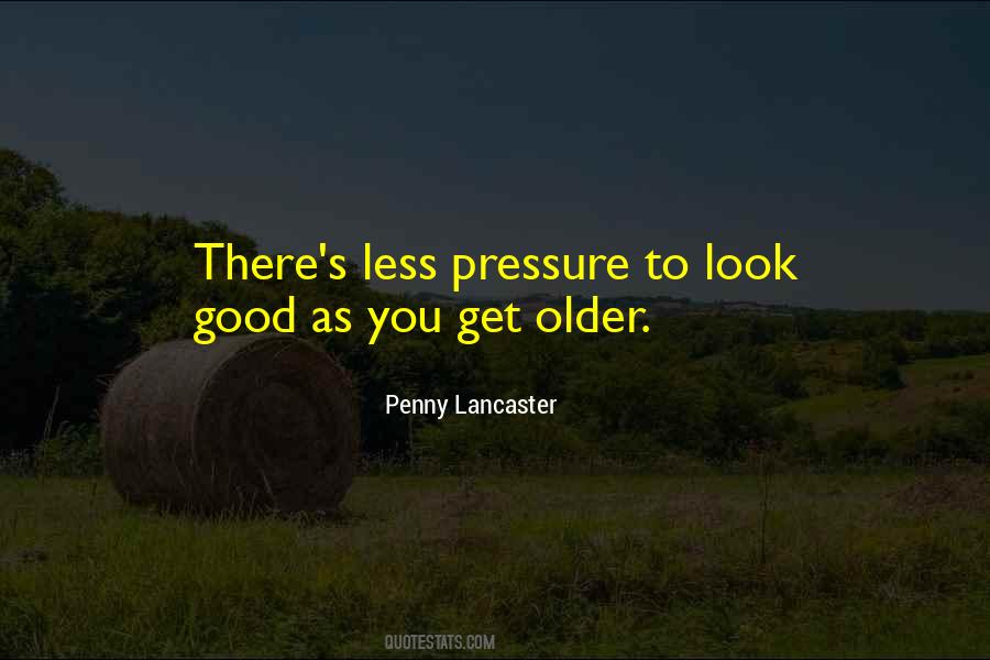 Pressure To Look Good Quotes #801725