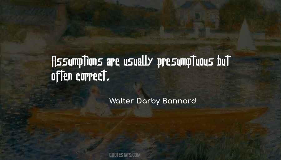 Presumptuous Quotes #1113605