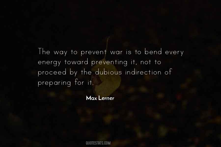 Prevent War Quotes #1018254