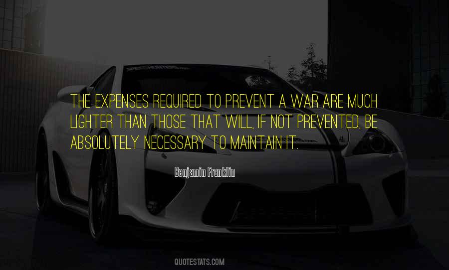 Prevent War Quotes #166817
