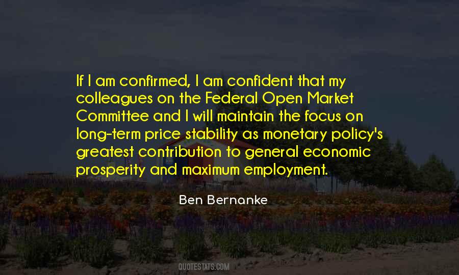 Price Stability Quotes #1062033