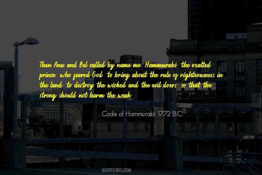 Quotes About Hammurabi #140402