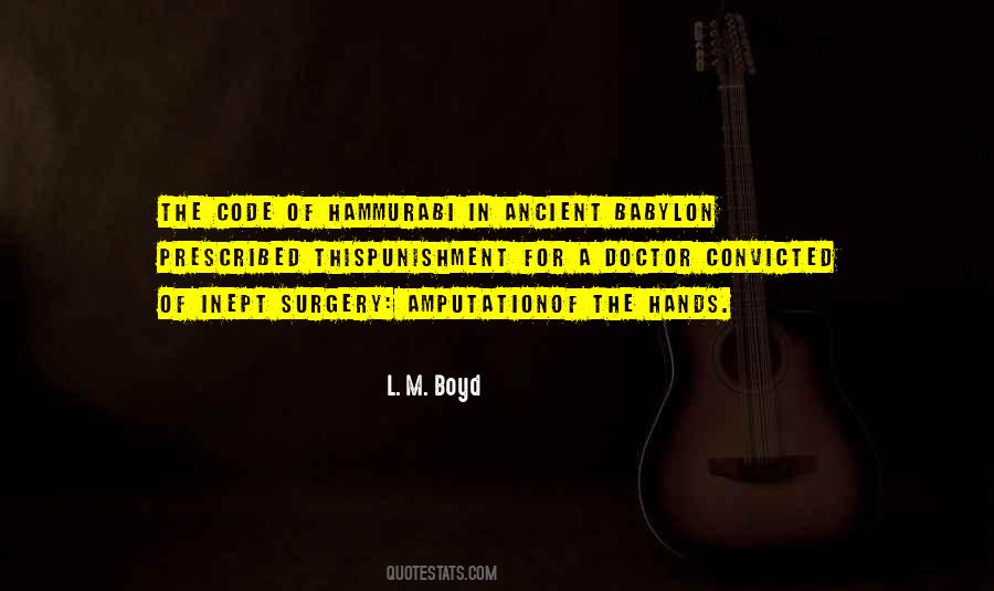 Quotes About Hammurabi #63636