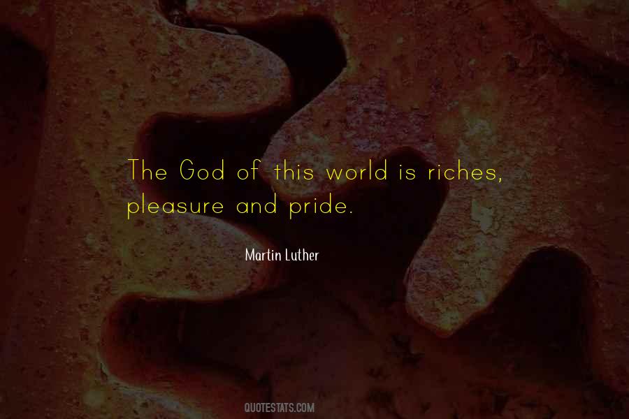 Pride God Quotes #156511