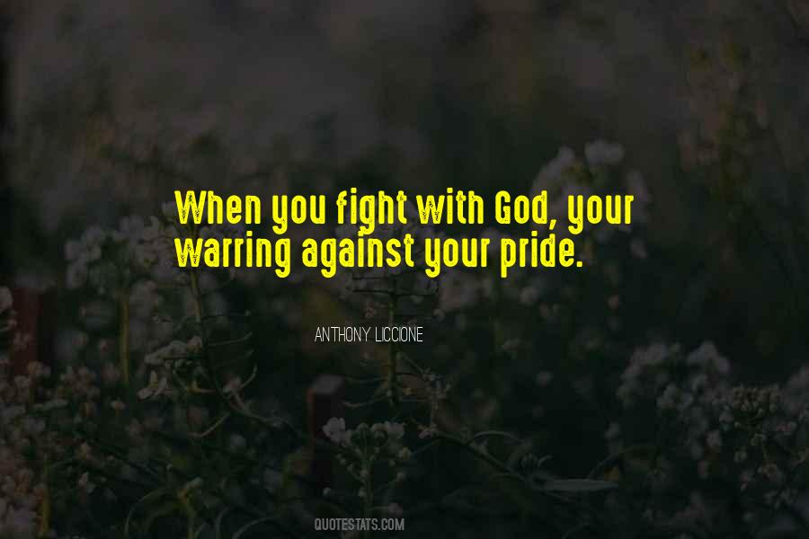 Pride God Quotes #193051