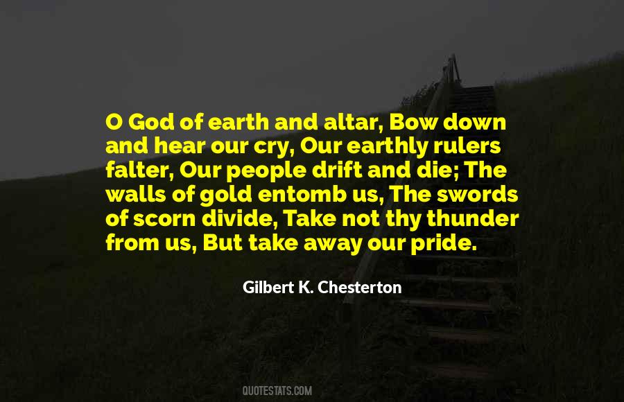 Pride God Quotes #418069