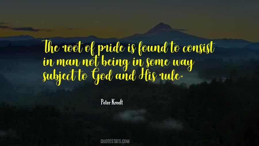Pride God Quotes #453577