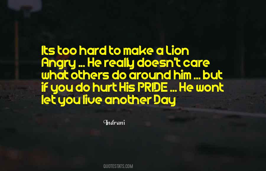 Pride Of Lion Quotes #1666375