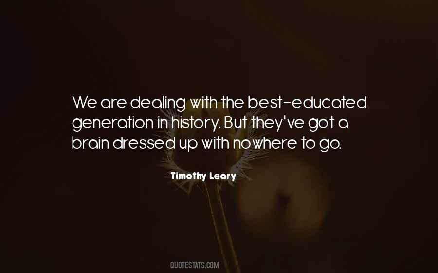 Quotes About Timothy Leary #130124