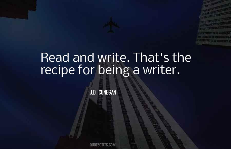 Quotes About Being A Writer #1104603
