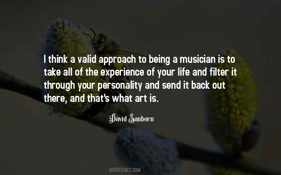 Quotes About Being A Musician #521186