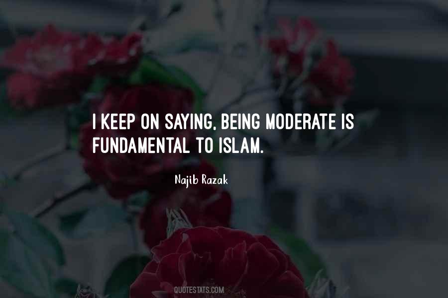 Quotes About Being Moderate #1702951